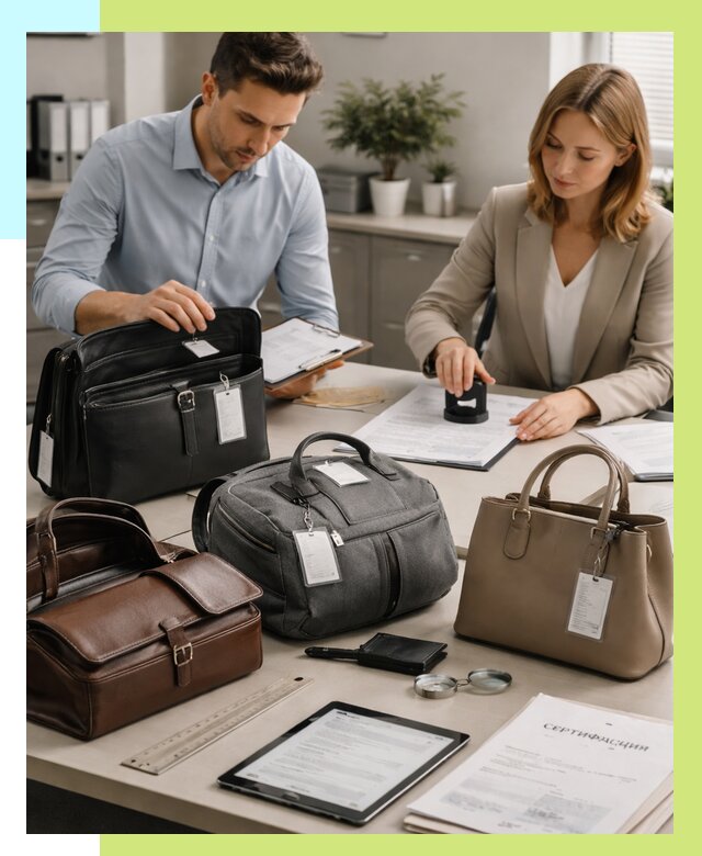 Сертификация сумок в Вязьме от 7712 руб. | Алешин-Взь