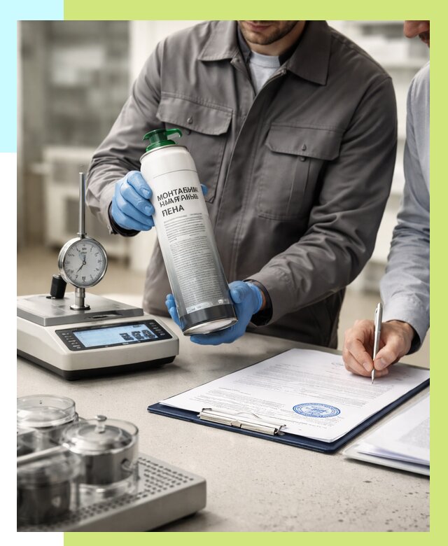 Сертификация монтажной пены в Вязьме от 15423 р. | Алешин-Взь