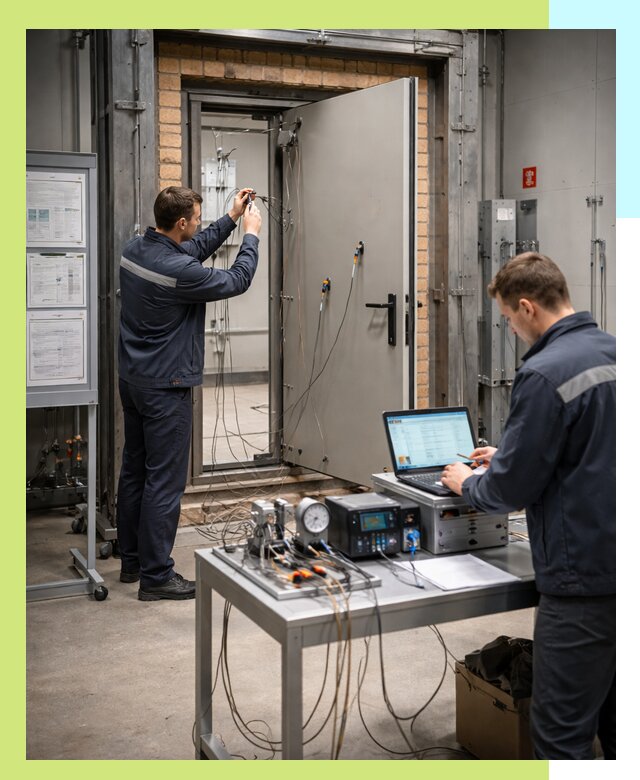 Сертификация противопожарных дверей в Вязьме по ГОСТ и ТР