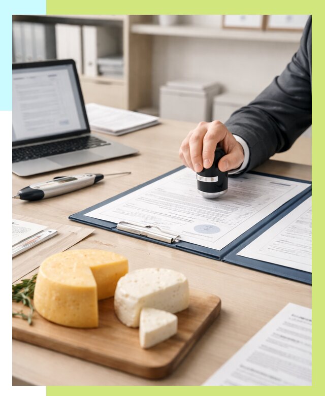 Сертификация сыров в Вязьме от 15423 р | Сертификат на сыр Алешин-Взь