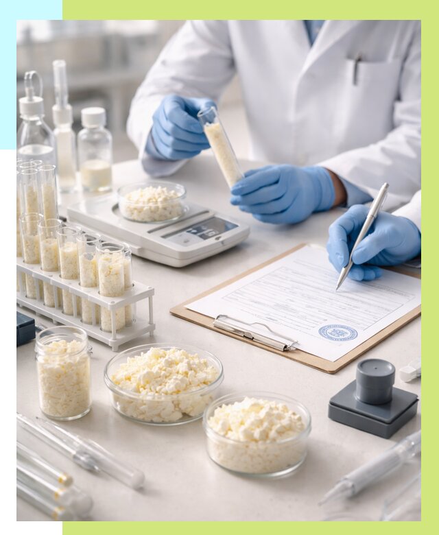 Сертификация творога в Вязьме от 12338 р. под ключ | Алешин-Взь