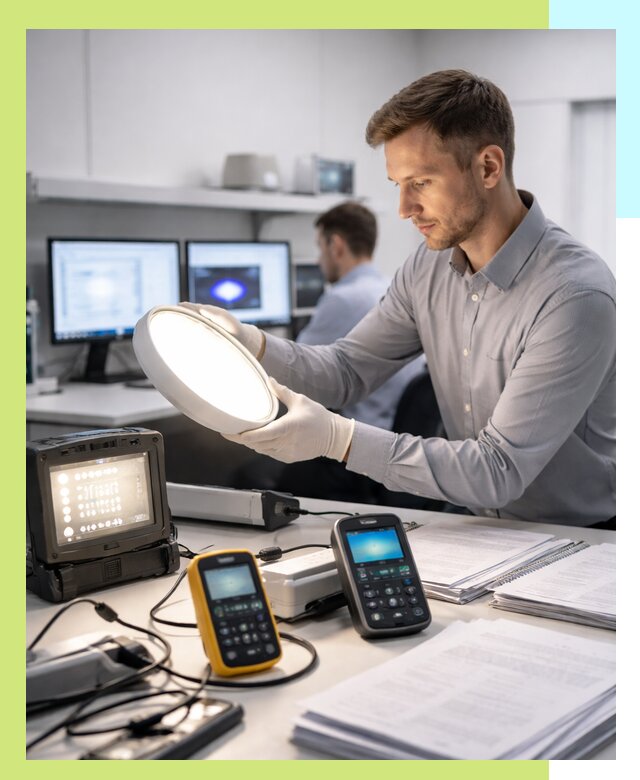 Сертификация светильников в Вязьме: испытания и оформление