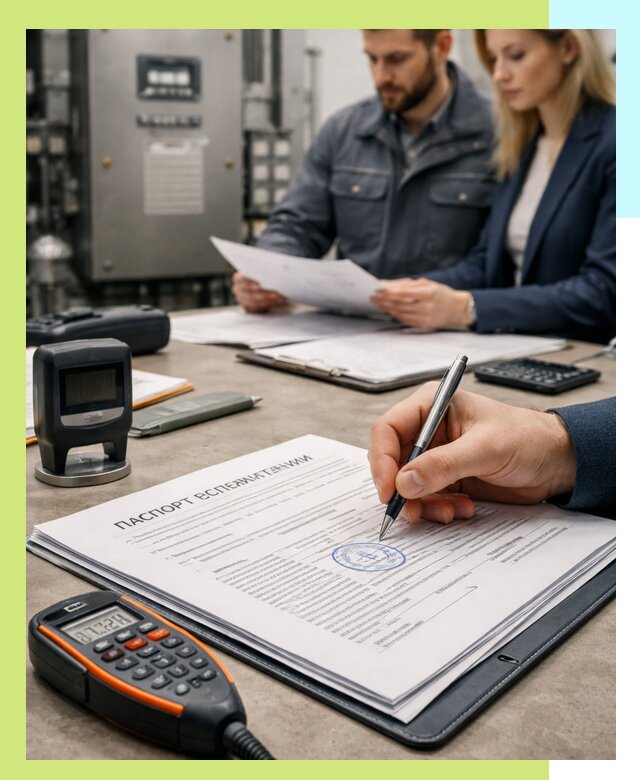 Оформление паспорта эксплуатации оборудования в Вязьме