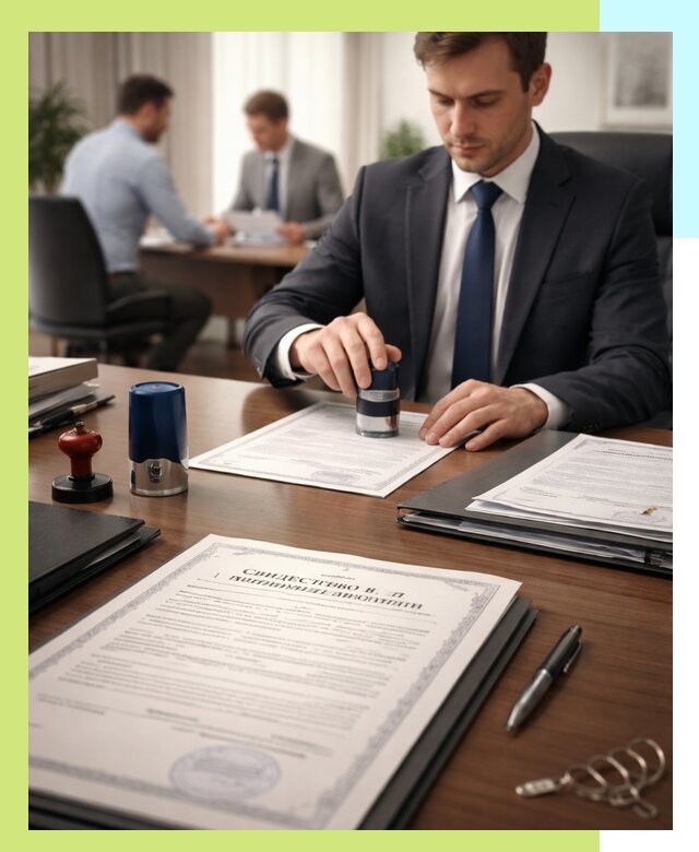 Оформление свидетельства о государственной регистрации в Вязьме