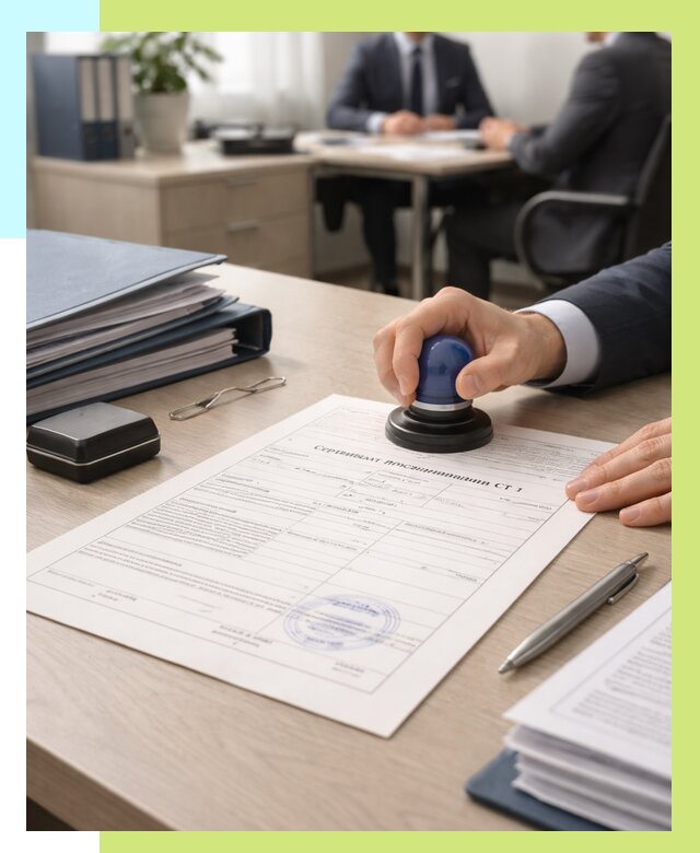 Сертификат происхождения СТ 1 в Вязьме от 4627 р. | Алешин-Взь