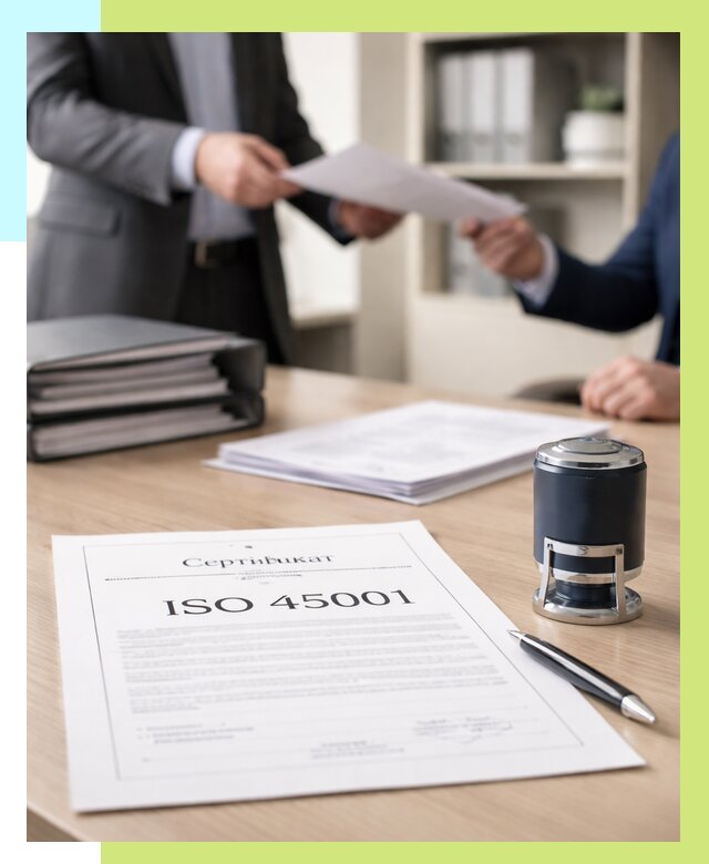 Сертификат ISO 45001 в Вязьме под ключ от 46269 р. | Алешин-Взь