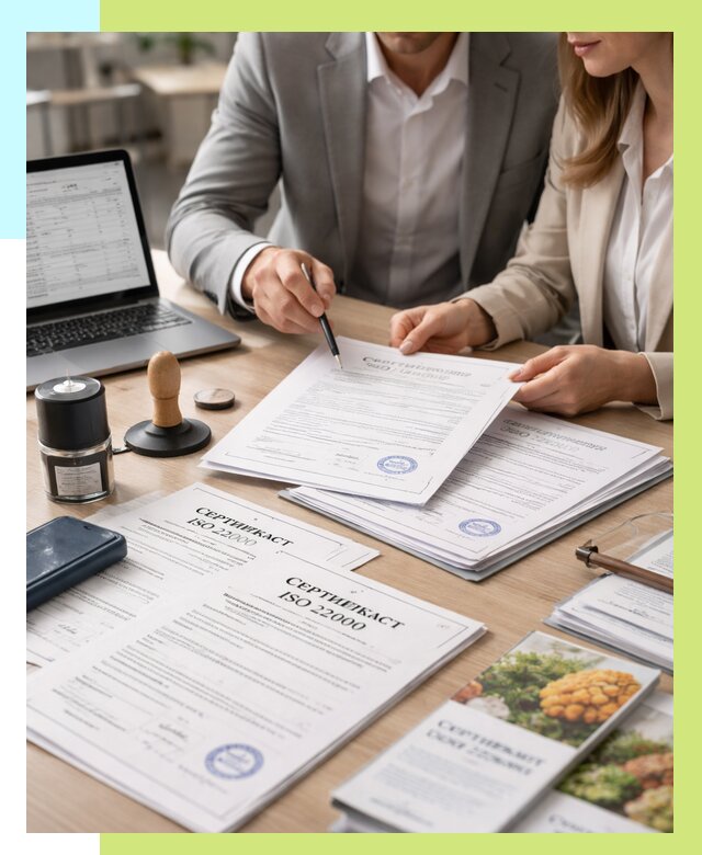 Сертификат ISO 22000 в Вязьме от 41128 р. под ключ | Алешин-Взь