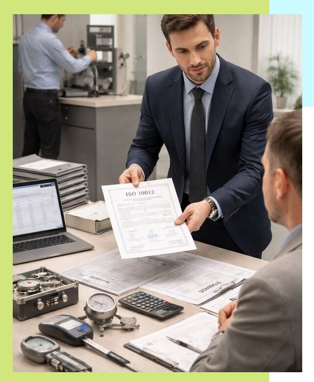 Выдача сертификата ISO 10012 по требованиям метрологии в Вязьме