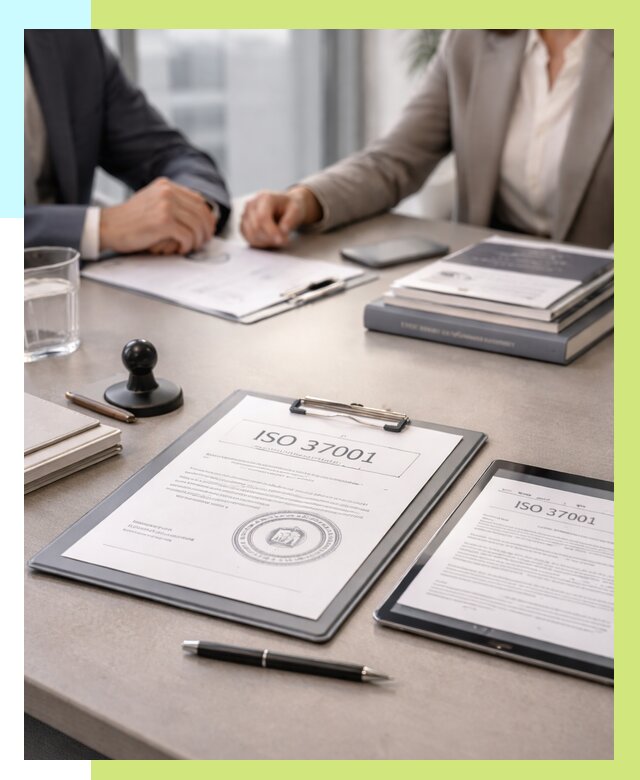 Сертификат ISO 37001 в Вязьме оформить от 123384 р. Алешин-Взь